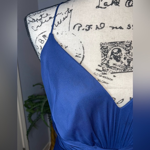 🔥Bundle Deal - Two Elegant Bridesmaids Dresses in Marine Blue NWT - Picture 11 of 15